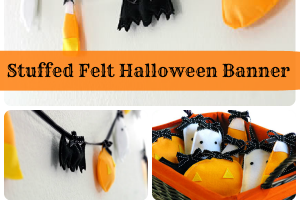 felt halloween banner