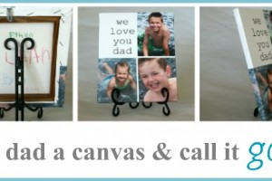 fathers day canvas gift