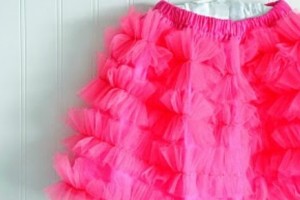 ruffle skirt