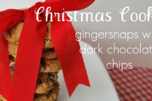 Gingersnaps with Dark Chocolate Chips