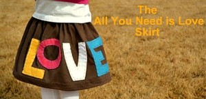 All You Need is Love Skirt