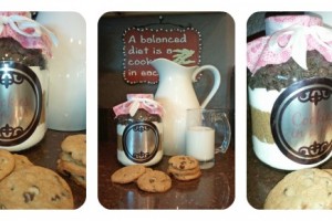 Silver Foil Label For Cookies In A Jar