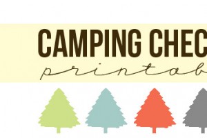 camping checklist printable
