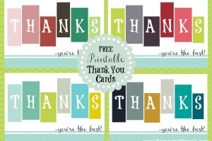 printable thank you cards
