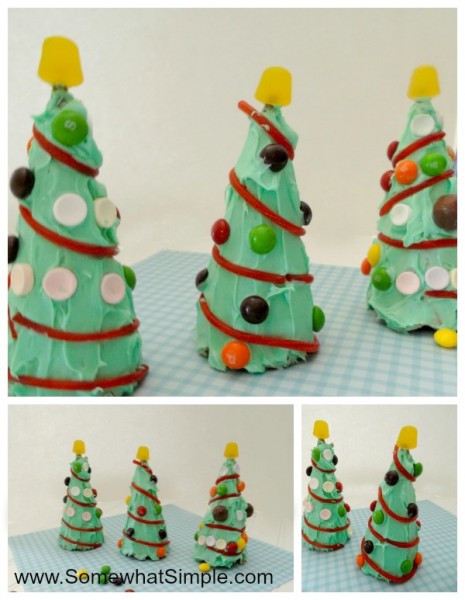 waffle cone christmas trees 3
