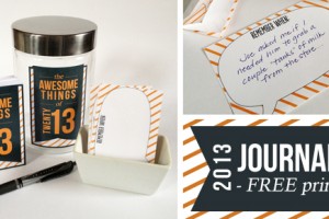 journal jar free printable