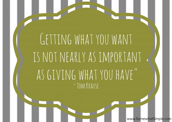 getting what you want