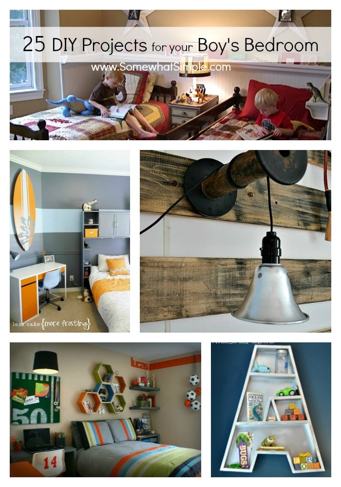 Sleep Tight: 25 DIY Boy Bedroom Projects - Somewhat Simple