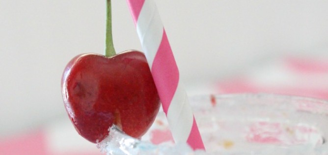 Fresh Cherry Lemonade Slush Recipe