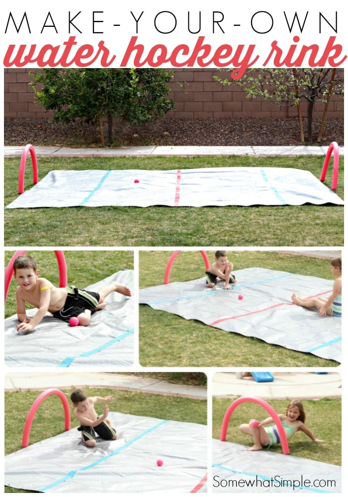 Make Your Own Water Hockey Rink