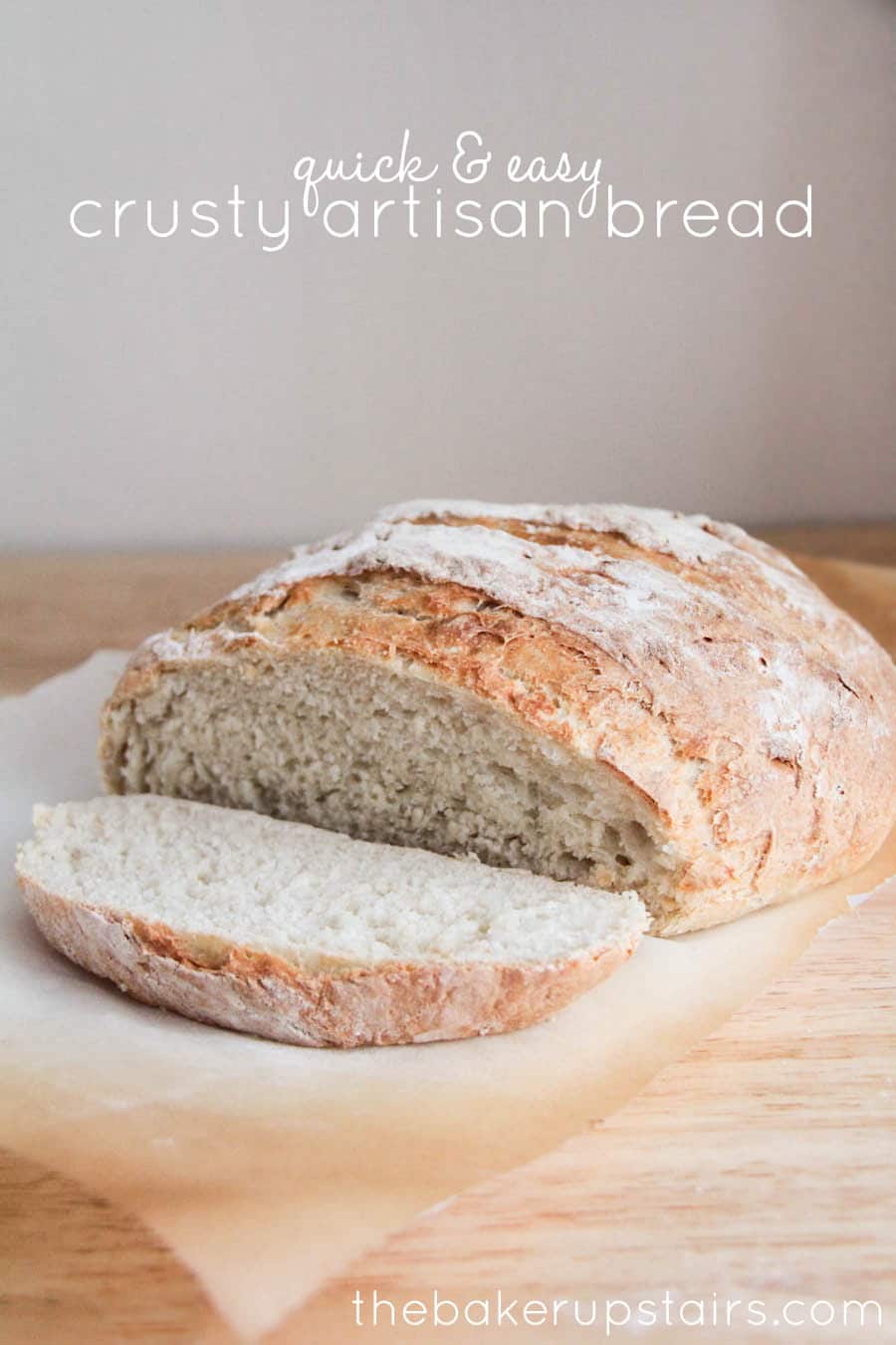 Quick and Easy Crusty Artisan Bread  Somewhat Simple