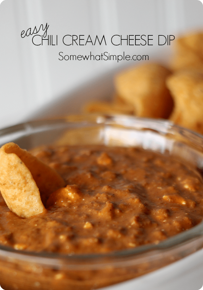 Chili Cream Cheese Dip Somewhat Simple
