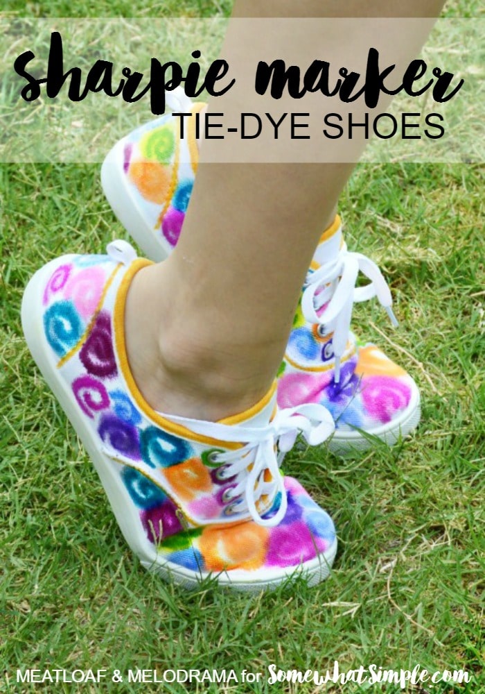 Easy TieDye Tennis Shoes Somewhat Simple