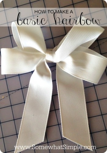 How To Make Hair Bows - Easy Tutorial | Somewhat Simple