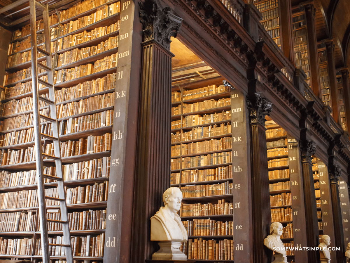 Trinity College Library Bookshelves - Ireland