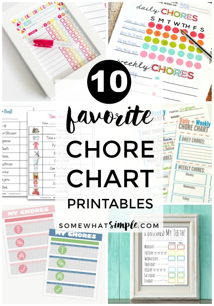 Thirty Handmade Days Chore Chart