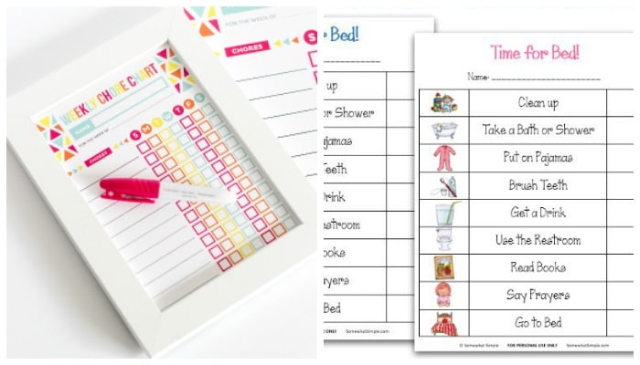 Printable Kids Job Chart