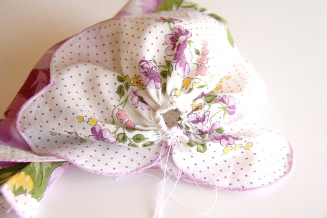 Handkerchief Baby Bonnet Tutorial 8