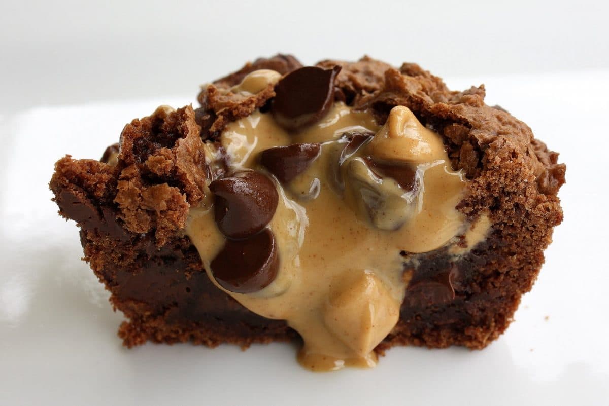 Brownie Peanut Butter Cups Somewhat Simple