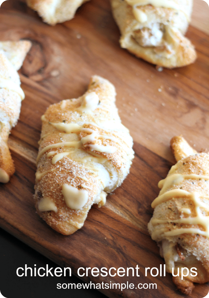 Recipe for chicken crescent roll ups somewhat simple
