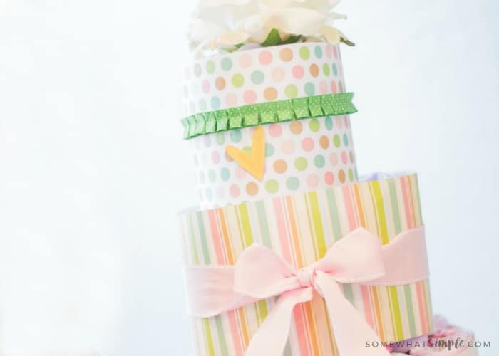 how to make a diaper cake