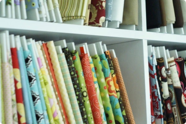 how to organize fabric