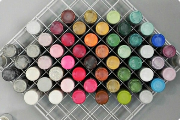 how to organize paint