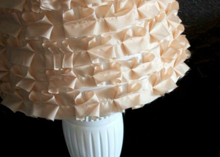 Pleated Lamp Shade 3 Step Tutorial Somewhat Simple