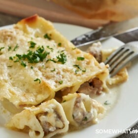 Shortcut Chicken Manicotti