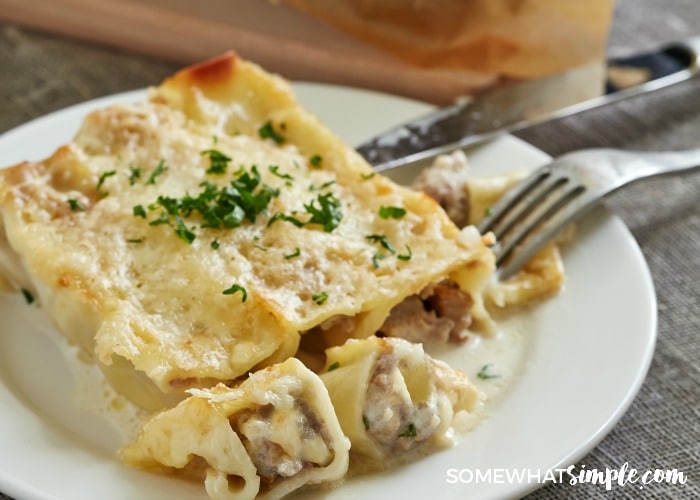 Shortcut Chicken Manicotti