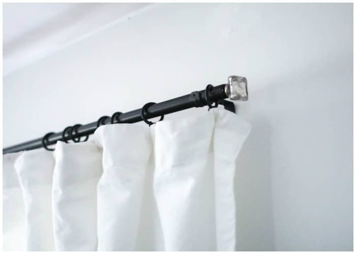 10 Diy Curtain Rods Window Treatments, Pvc Pipe Shower Curtain Rod