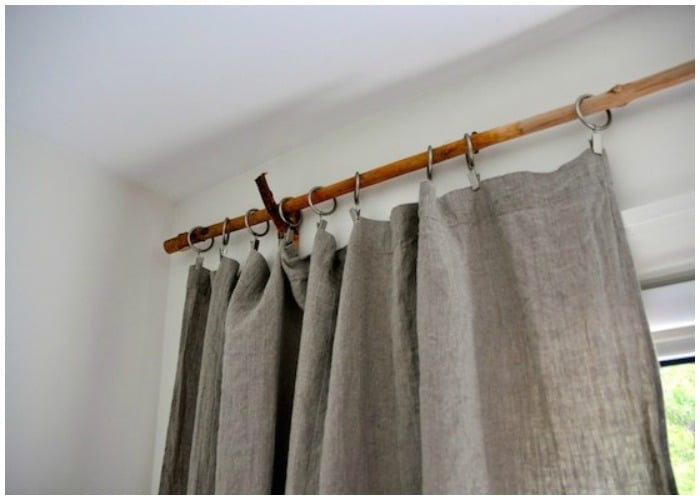 branch curtain rod