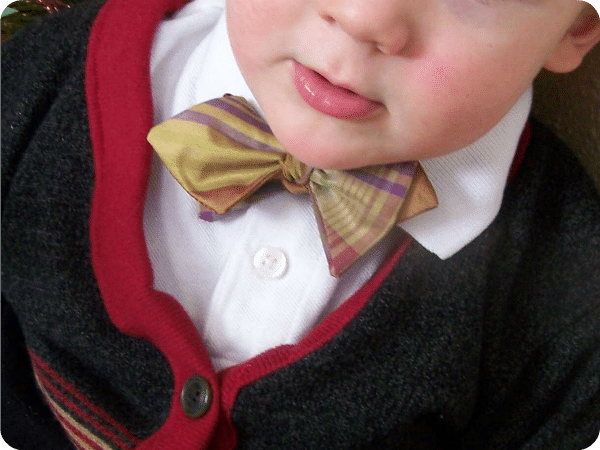 7 boys bow tie