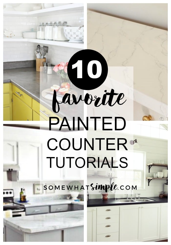 How To Paint Your Countertops 10 Transformations Somewhat Simple
