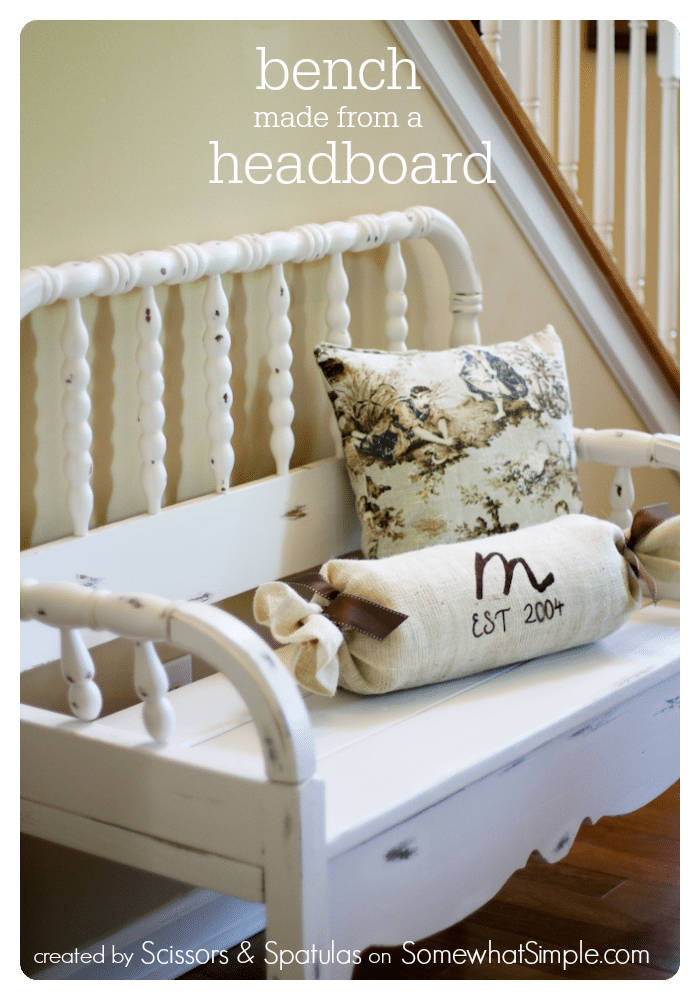 Bench sales behind bed