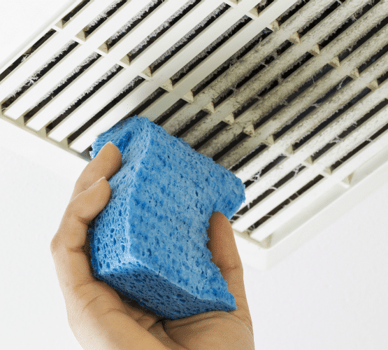 how to clean vents