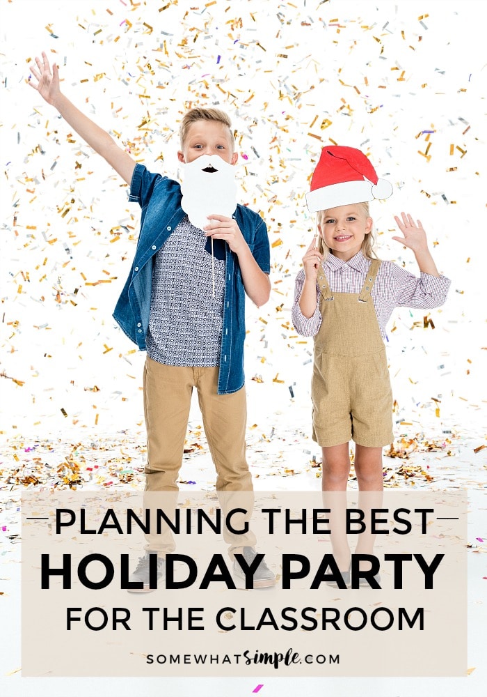 Hi room moms! Here is a fun holiday party that is simple to put together and totally fun! via @somewhatsimple