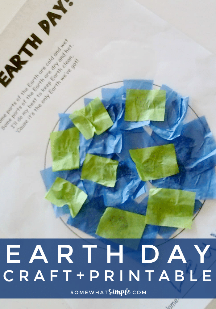 Earth Day Crafts - Printable Project and Poem - Somewhat Simple