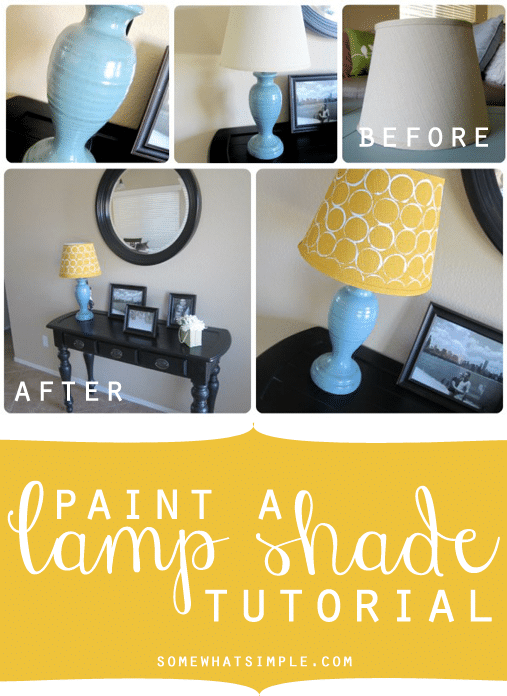 Paint Your Own Lamp Shade