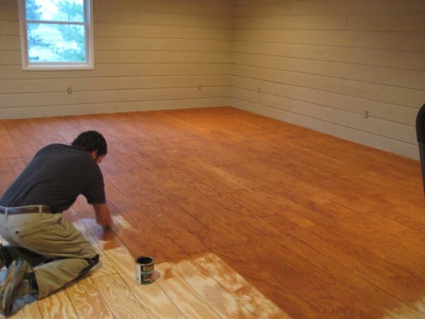 Diy Plank Flooring On The Cheap Somewhat Simple