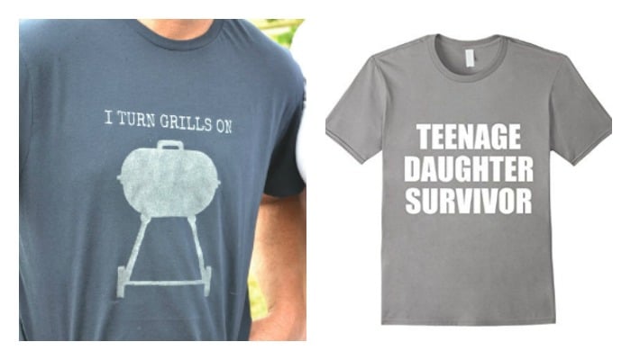 These I turn grills on and teenage daughter survivor are Funny Father's Day Gifts that both dad and grandpa will love