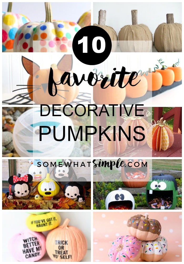 10 Favorite Decorative Pumpkin Ideas for Your Home