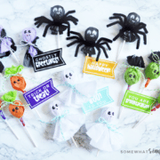 several different Halloween lollipops