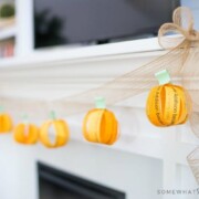 DIY Fall Decorations - "I Love You" Fall Garland