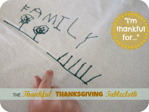 Thanksgiving Tablecloth | Thanksgiving Fun Activities