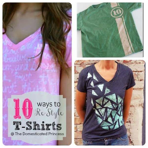 T-Shirt Refashions - 12 Great Ideas To Repurpose Your Old Shirt