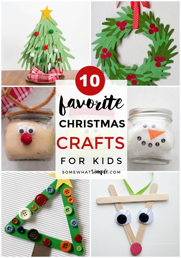 Top 10 Easy Christmas Crafts for Kids | Somewhat Simple