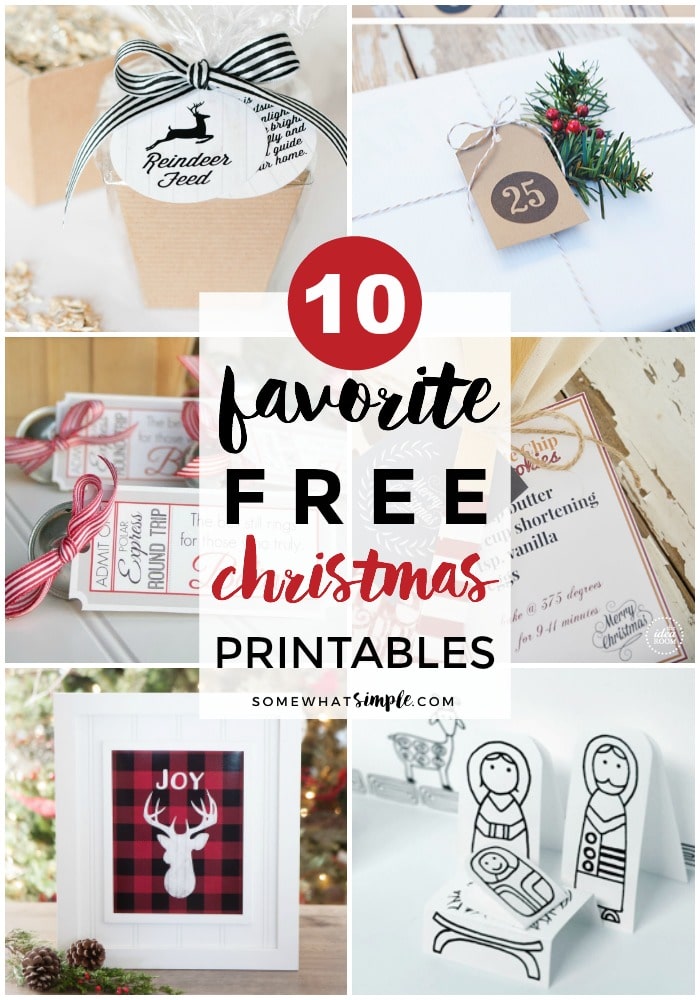 10 Favorite Free Christmas Printables