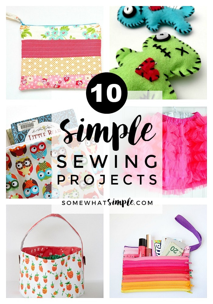 Whether you're a novice at sewing or an experienced seamstress looking for a quick project, here are 10 simple sewing tutorials you are sure to love!