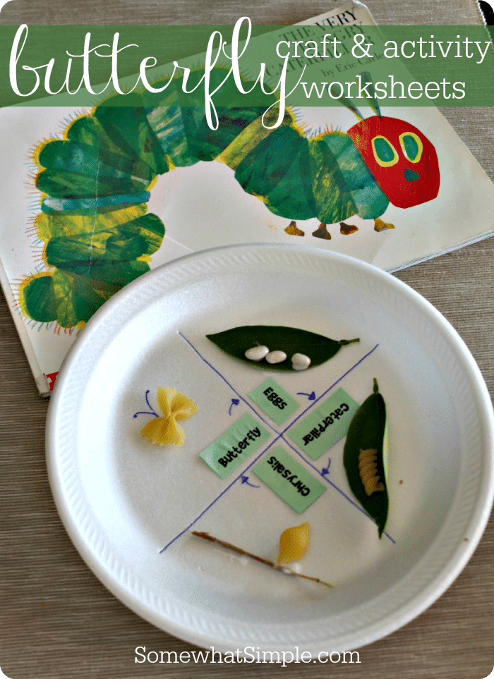 Monarch Butterfly on Paper Plates